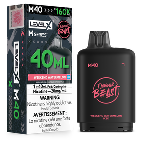 Weekend Watermelon Iced Level X M40 40mL prefilled pod 160K