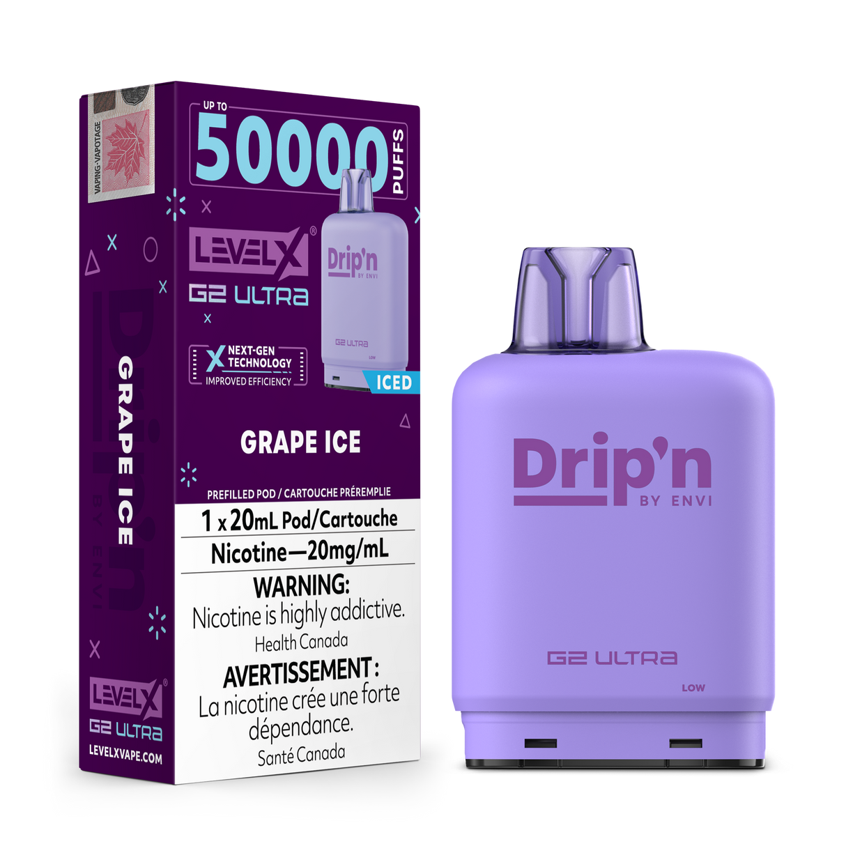 Level X Drip'n G2 Ultra - Grape Ice