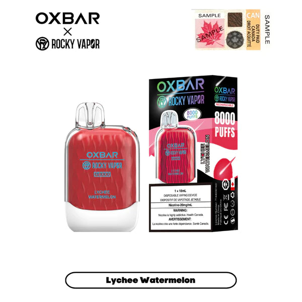 Rocky Vapor OXBAR G-8000 - Lychee Watermelon