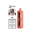 MAZAYA Cloud Aura 50K Peach Ice disposable vape with 50,000 puffs and 20mL e-liquid in Canada