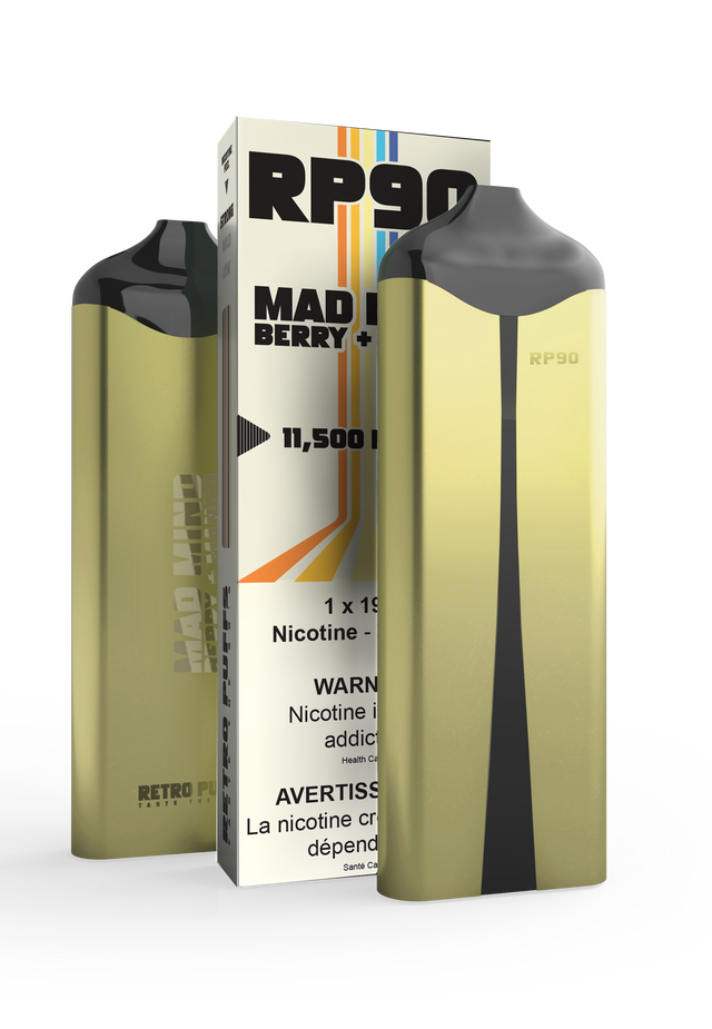 Boosted RP90 Disposable Vape Synthetic - Mad Mango 11500 puffs