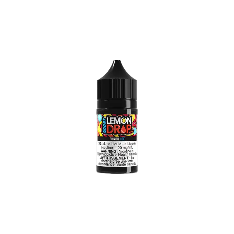 Punch Ice by Lemon Drop Boost Salt – 30mL nic salt vape juice – assorted fruits, lemon, ice flavour
