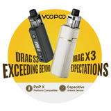 Voopoo Drag S3 Mod Pod Kit 60W CRC Version – Compact Vape Device 3000mAh Battery