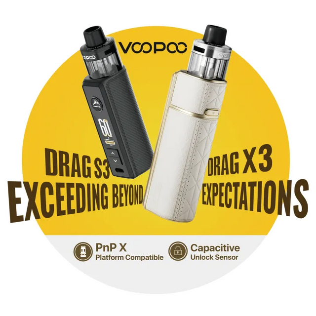 Voopoo Drag S3 Mod Pod Kit 60W CRC Version – Compact Vape Device 3000mAh Battery