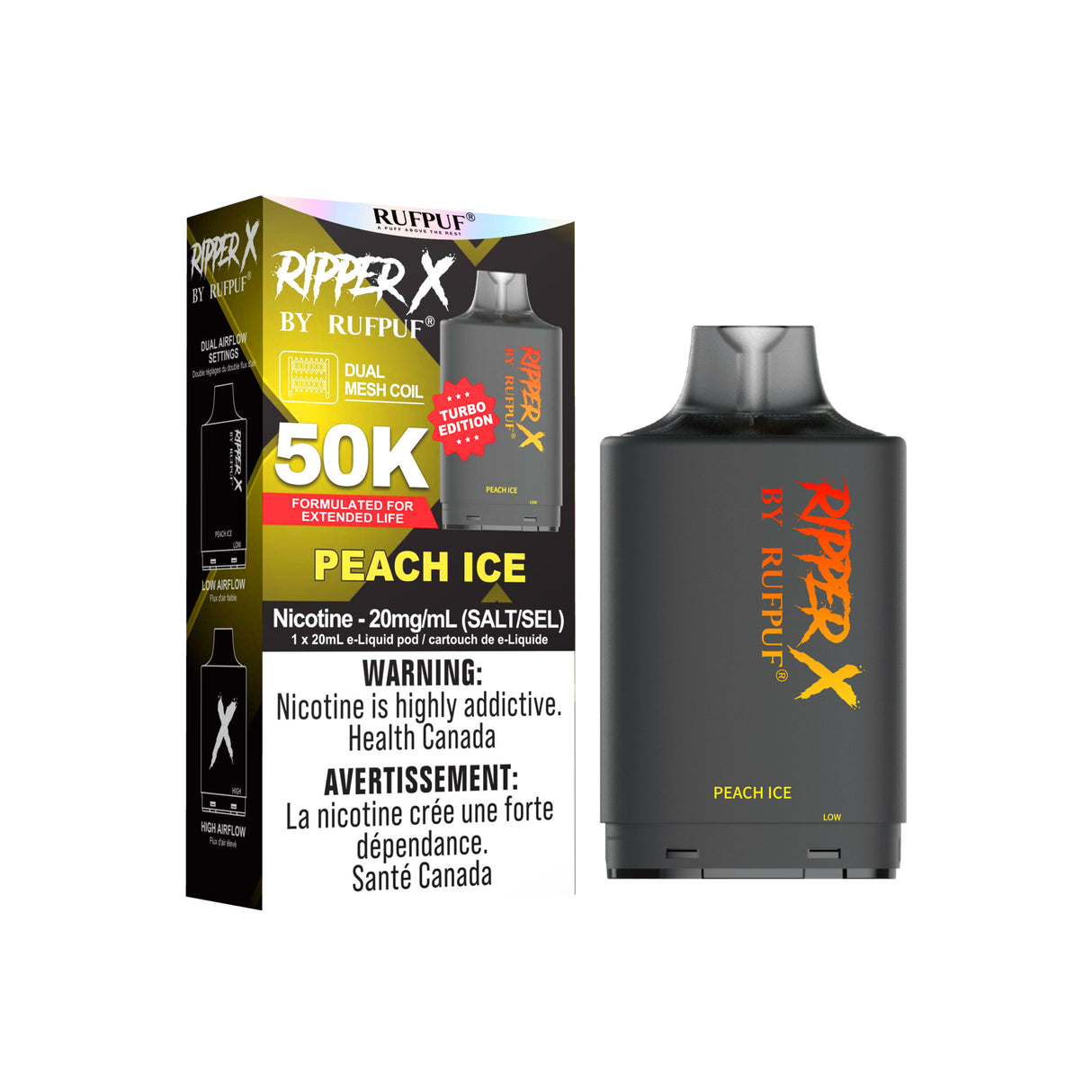 Peach Ice - Ripper X 50k Pod by RufPuf