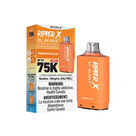 Pineapple Ice - Ripper X Pod 75k Puffs Turbo Edition