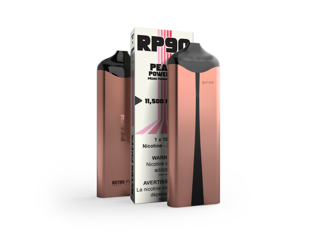 Boosted RP90 Disposable Vape - Peach Power-Up, 11,500 Puffs
