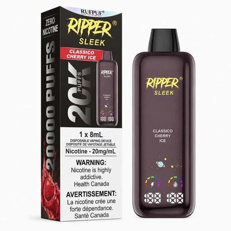 Ripper Sleek Classico Cherry Ice 20K puff device