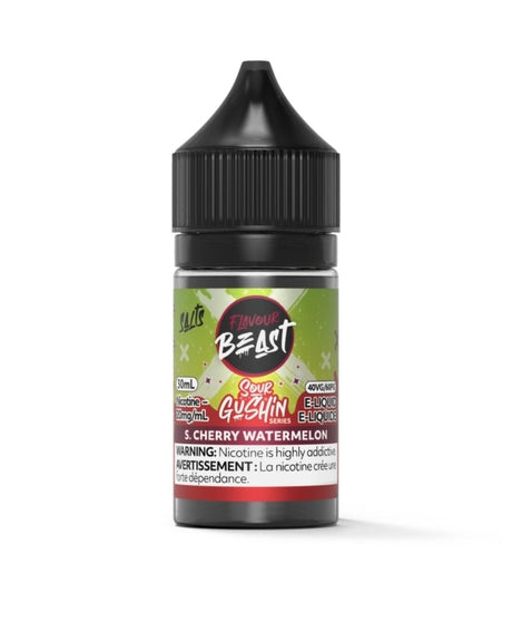 S. Cherry Watermelon Flavour Beast Sour Gushin 30mL federal store vape juice with sour cherry watermelon flavour