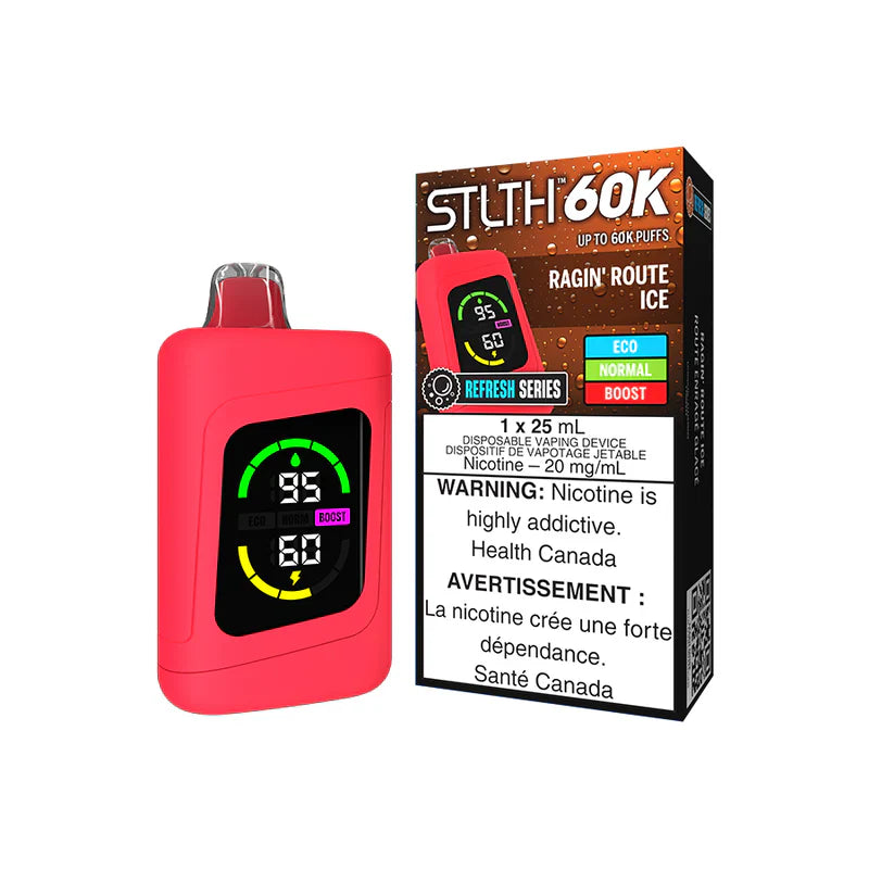 REFRESH SERIES RAGIN' ROUTE ICE - STLTH 60K DISPOSABLE