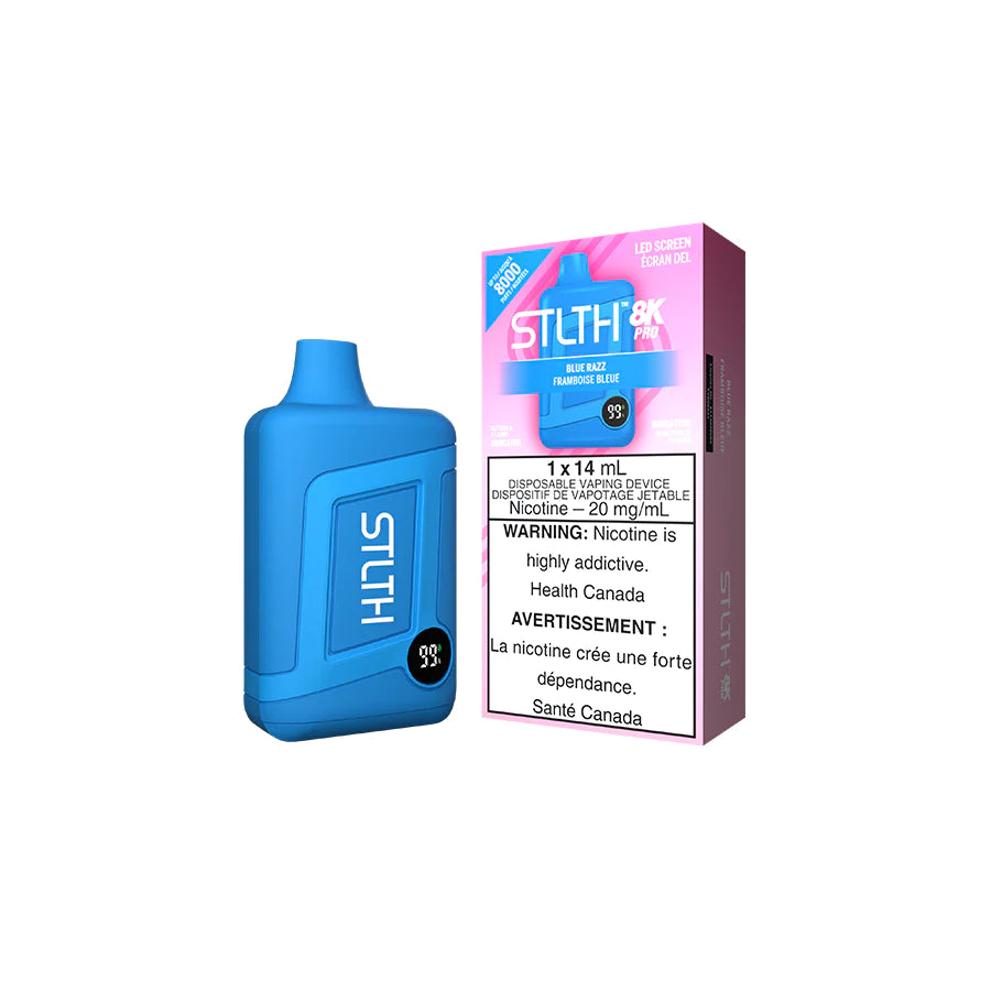STLTH 8K PRO DISPOSABLE - BLUE RAZZ