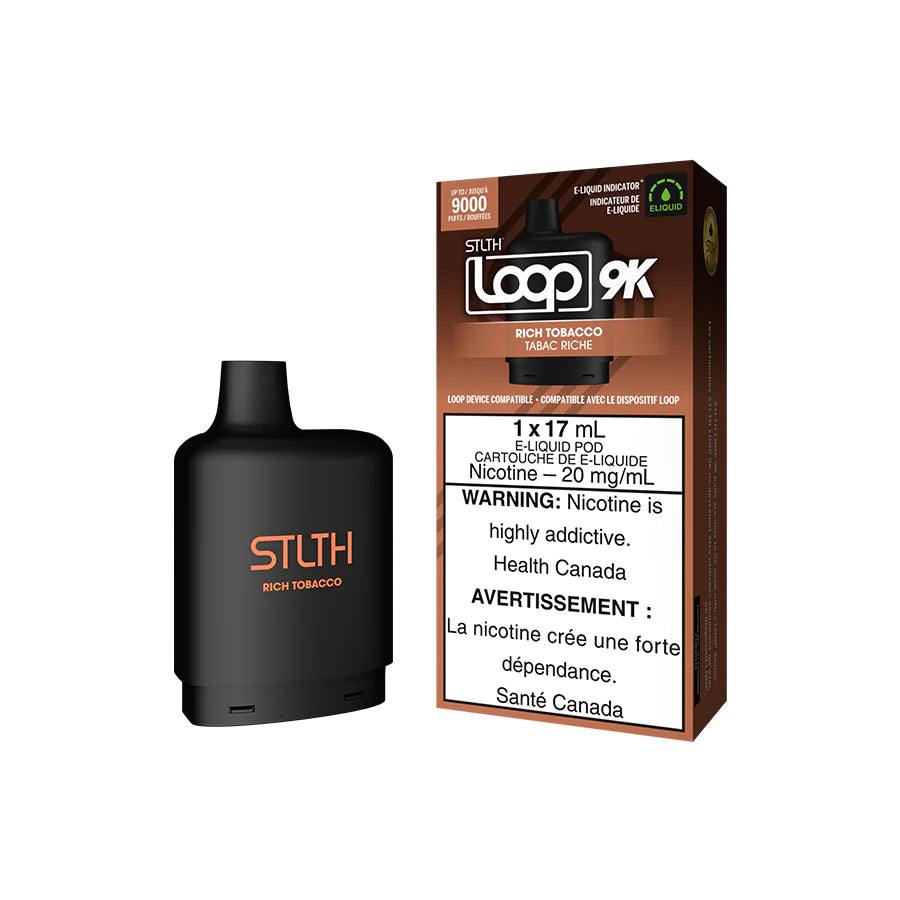 STLTH LOOP 2 POD 9K - RICH TOBACCO