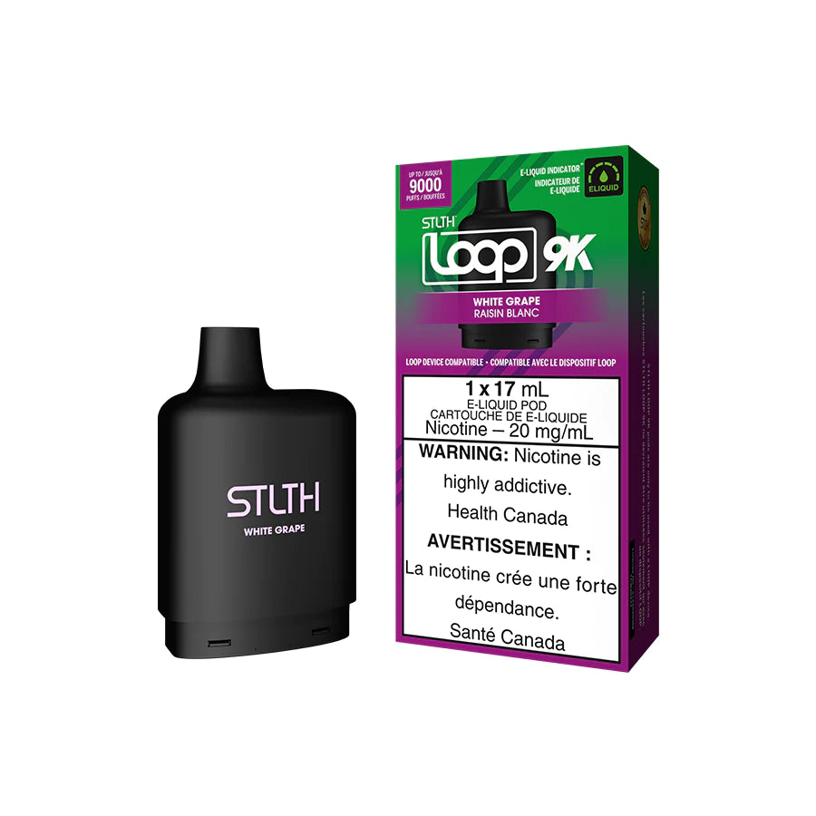 STLTH LOOP 2 POD 9K - WHITE GRAPE