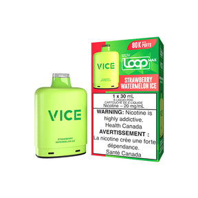 Strawberry Watermelon Ice – STLTH LOOP MAX x VICE Pods 80,000 puffs 30mL 20mg adjustable airflow in Canada