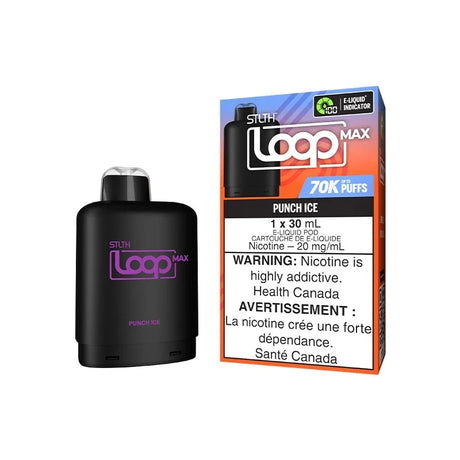 STLTH LOOP MAX Punch Ice Pod Pack with 30mL up to 70k puffs