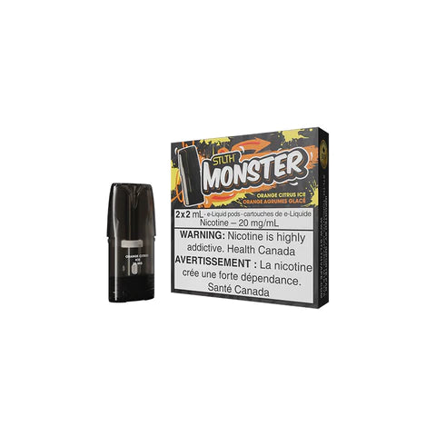 STLTH MONSTER POD PACK - ORANGE CITRUS ICE