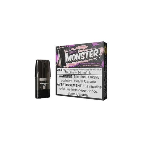 Stlth Monster Pod Pack Peach Dragonfruit Ice