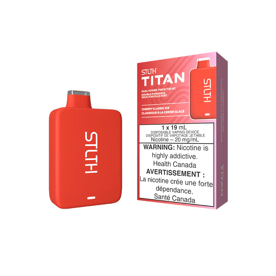 STLTH TITAN 10K DISPOSABLE - CHERRY CLASSIC ICE
