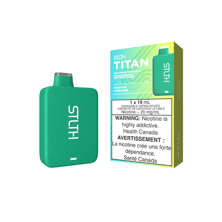 STLTH TITAN 10K DISPOSABLE - SOUR-C ICE