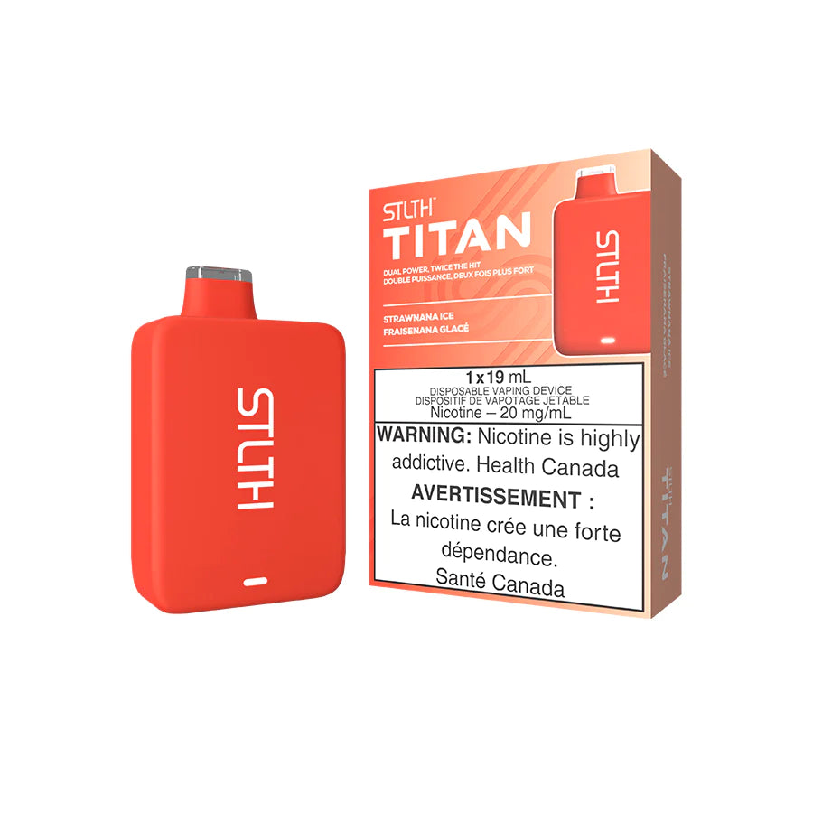 STLTH TITAN 10K DISPOSABLE- STRAWNANA ICE