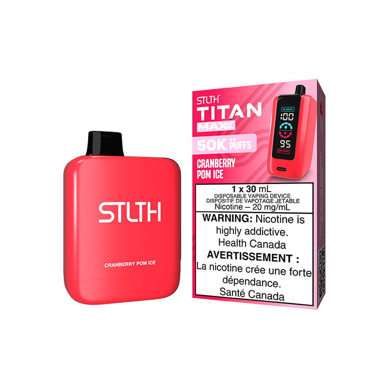 CRANBERRY POM ICE - STLTH Titan Max 50k Disposable