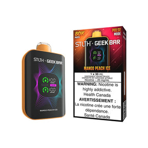 Mango Peach Ice - STLTH X GEEKBAR 80000 puffs - 30mL nic salt vape juice - 20mg nicotine