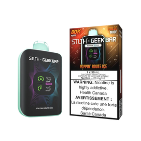 Poppin Route Ice STLTH x Geek Bar 80K 30mL disposable vape