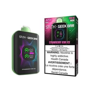 Strawberry Kiwi Ice STLTH X GEEKBAR 80K Disposable Vape Canada Limited Edition with strawberry kiwi ice flavour