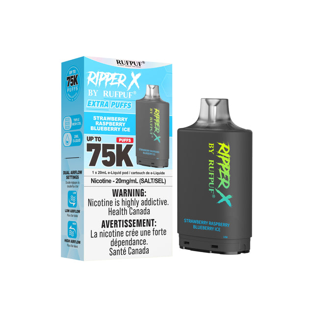 Strawberry Raspberry Blueberry Ice - Ripper X 75k Turbo Pod 20mg/ml