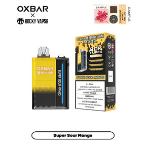 Oxbar Rocky Vapor 20K - Super Sour Mango 20000 Puffs