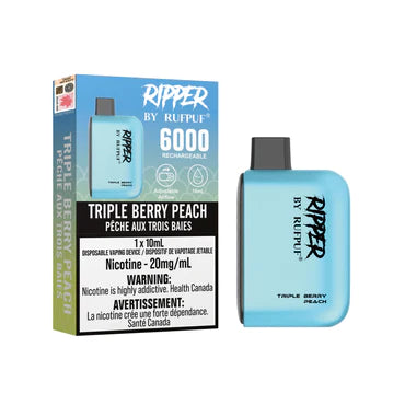 Triple Berry Peach - Rufpuf Ripper Disposable Vape 6000