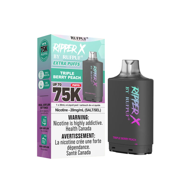 Triple Berry Peach - Ripper X 75k Turbo Pod 20mg/ml