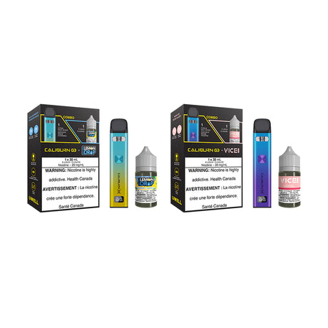 UWELL Caliburn G3 Vape Pod Kit and Salt E-Liquid Bundle - 25W MTL Vaping Kit