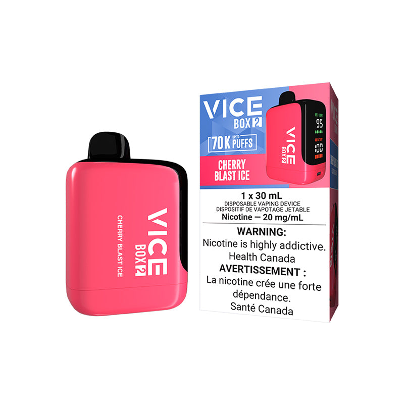 Vice Box 2 70K Disposable - CHERRY BLAST ICE