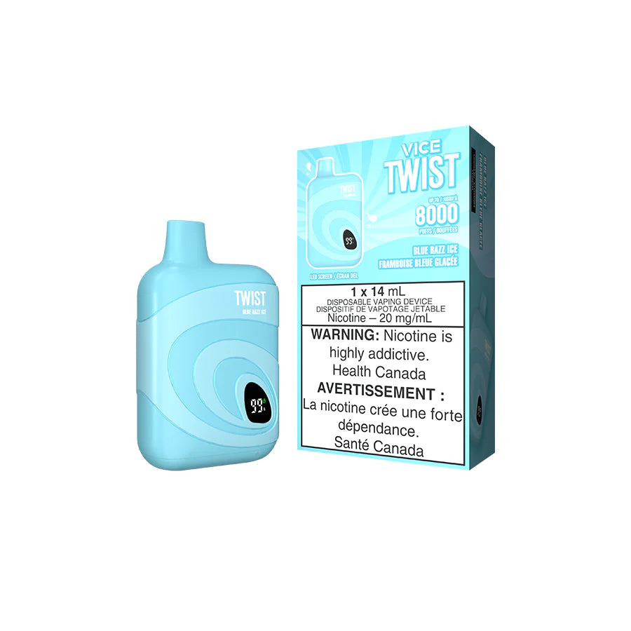 VICE TWIST 8k DISPOSABLE BLUE RAZZ ICE