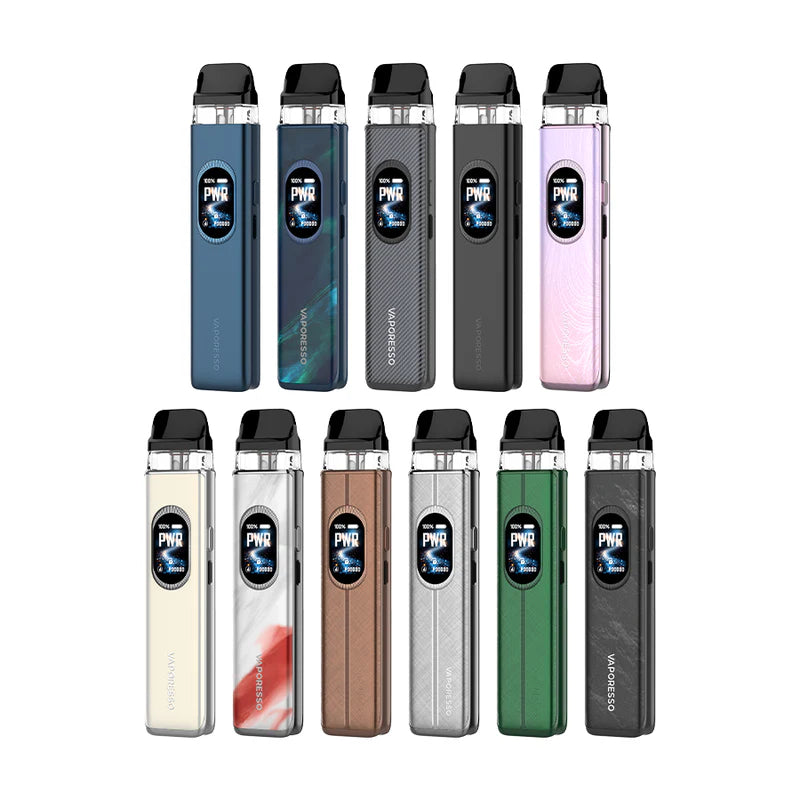 VAPORESSO XROS 6 Pod Kit CRC with 1800mAh battery, COREX 3.0 pods, TFT screen, and fast charging