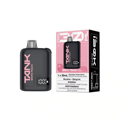 White Peach FEED Tank 120K Disposable Vape