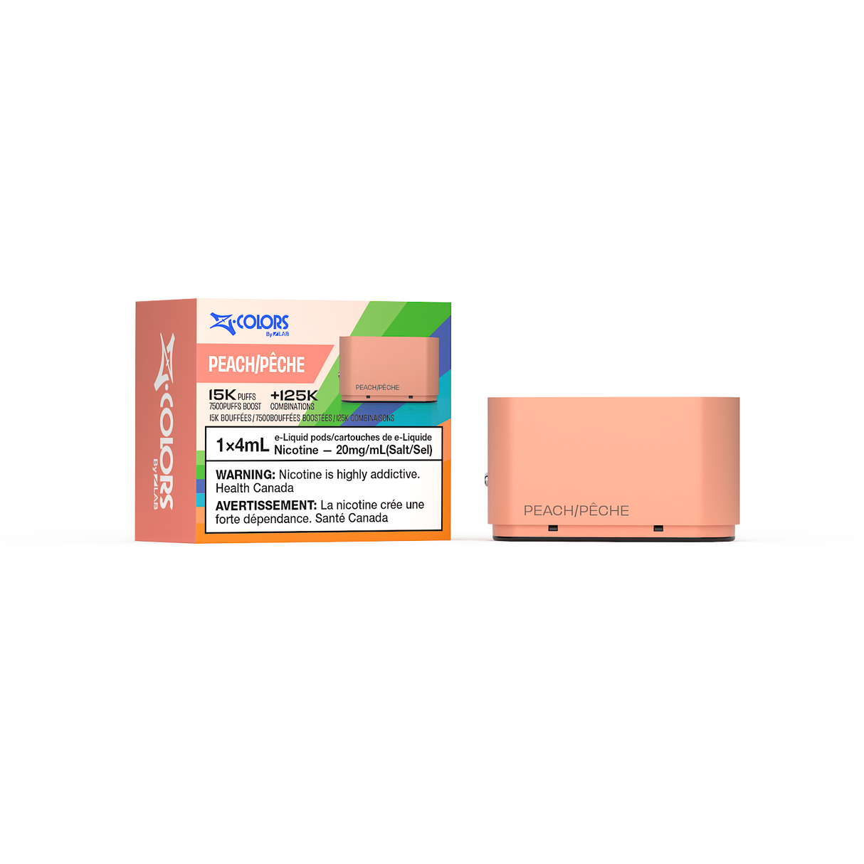 ZColors By ZLand Vape Pod - Peach - 15K Puffs