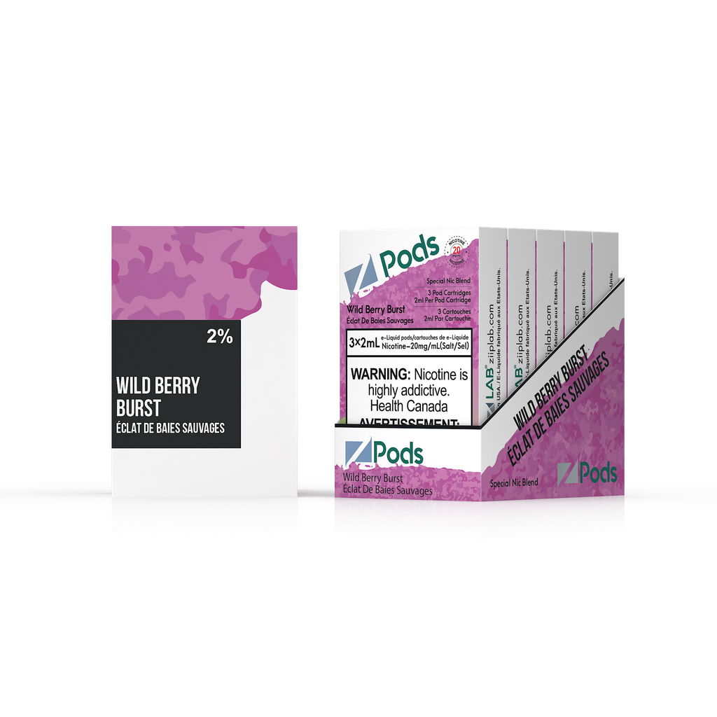 WILD BERRY BURST - Z PODS ( SUPREME NIC BLEND)