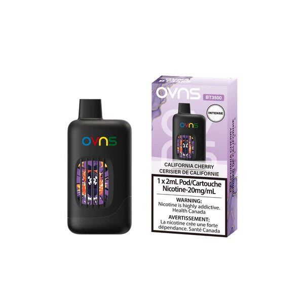 california cherry ovns intense 3500 puffs disposable vape