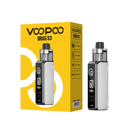Voopoo Drag S3 Mod Pod Kit in Spray White