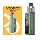 Voopoo Drag S3 Mod Pod Kit in GREEN.