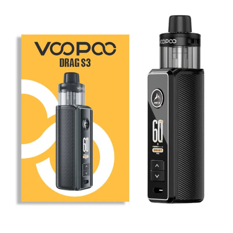 Voopoo Drag S3 Mod Pod Kit in Spray BlacK