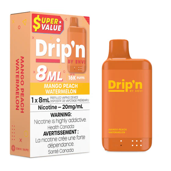 Mango Peach Watermelon - Drip'n by Envi 16k Disposable Vape
