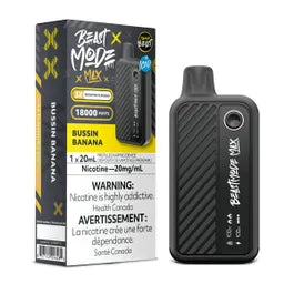 Bussin' Banana Iced - Flavour Beast Beast Mode Max 18K Disposable Vape (18000 Puffs)
