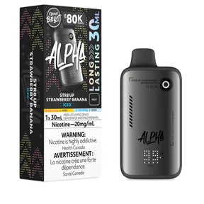 STR8 UP Strawberry Banana Iced Flavour Beast Alpha 80K Disposable Vape 30mL with 20mg nicotine