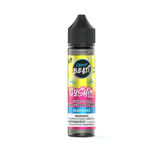 Flavour Beast GUSHIN Blue Razz 60mL nicotine salt e-liquid