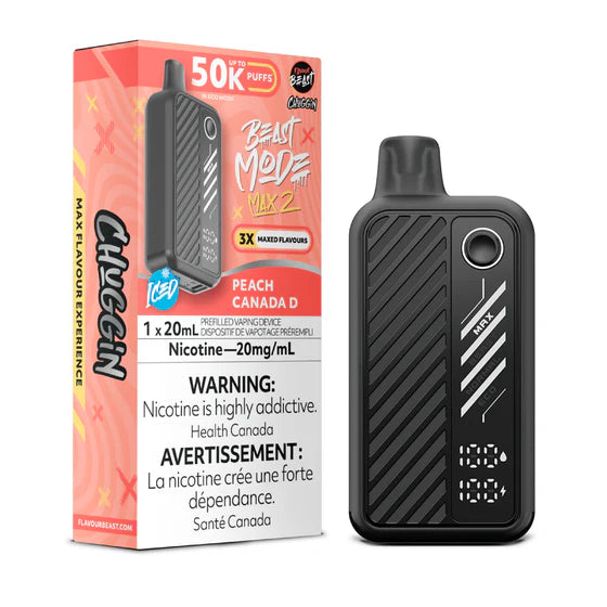 Peach Canada D- Flavour Beast BeastMode Max 2 50K Disposable Vape