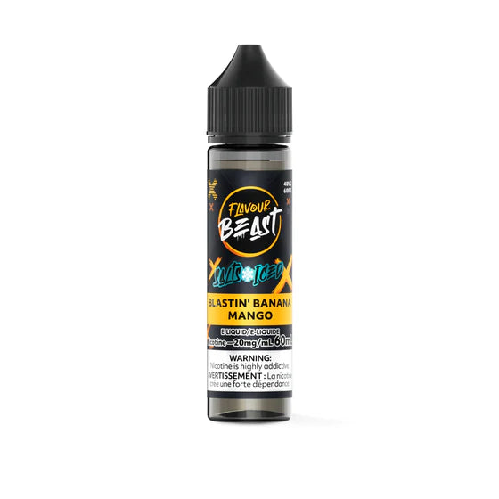 Blastin' Banana Mango Iced - Flavour Beast Vape Juice Nic Salt 
