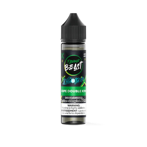 Flavour Beast Salt Juice E-Liquid -Dope Double Kiwi Iced